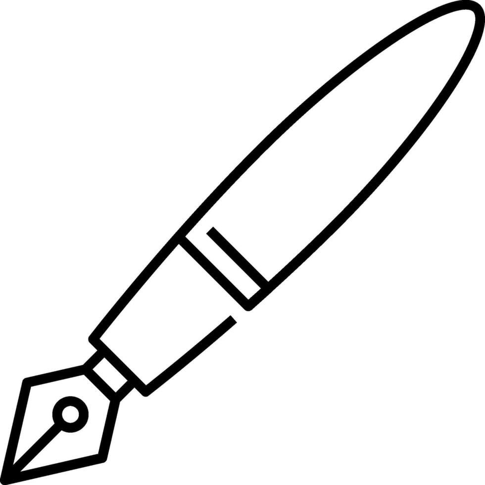 A pen and ink on a white background vector