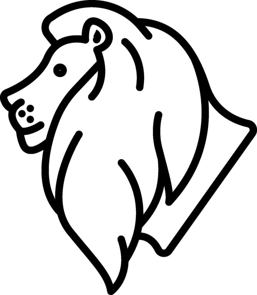 Lion head logo vector