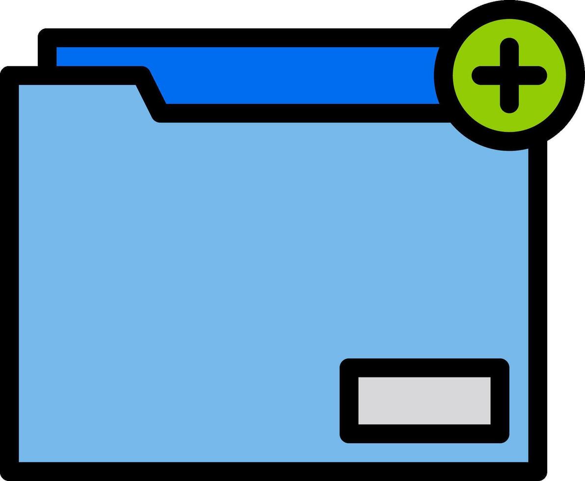 File folder icon illustration vector