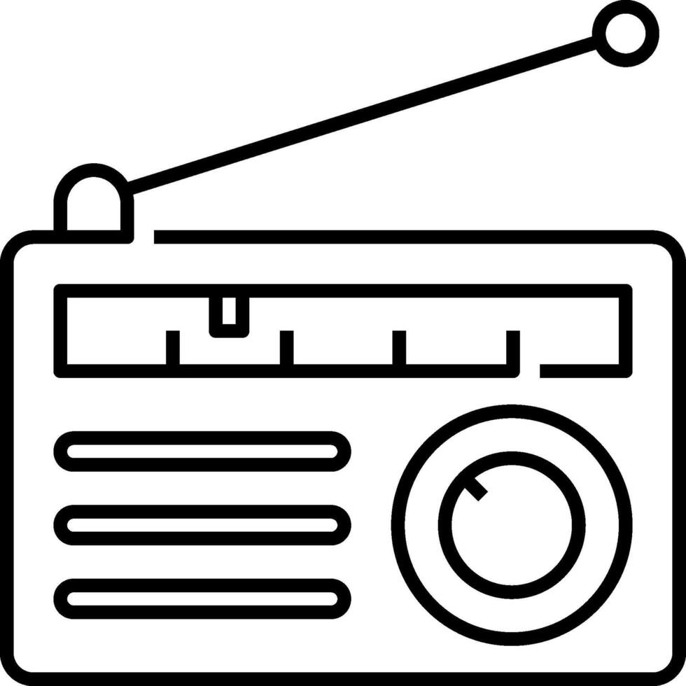 Radio icon illustration vector