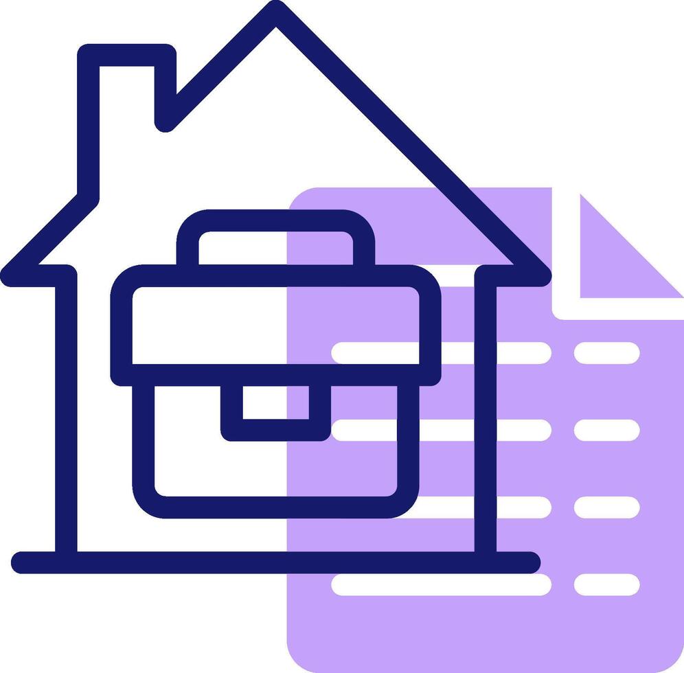 Home office icon vector