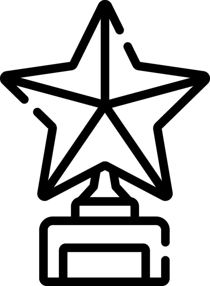 Star award icon vector