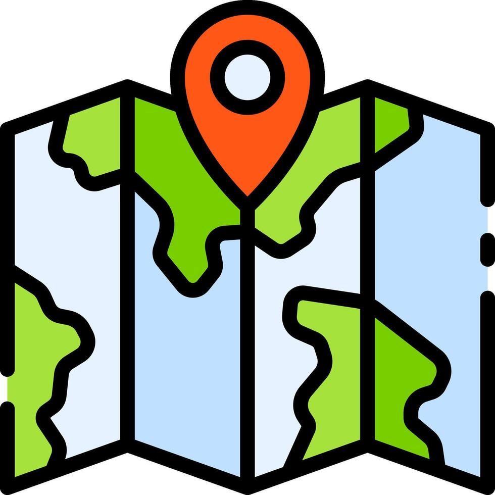 Map pin icon illustration vector
