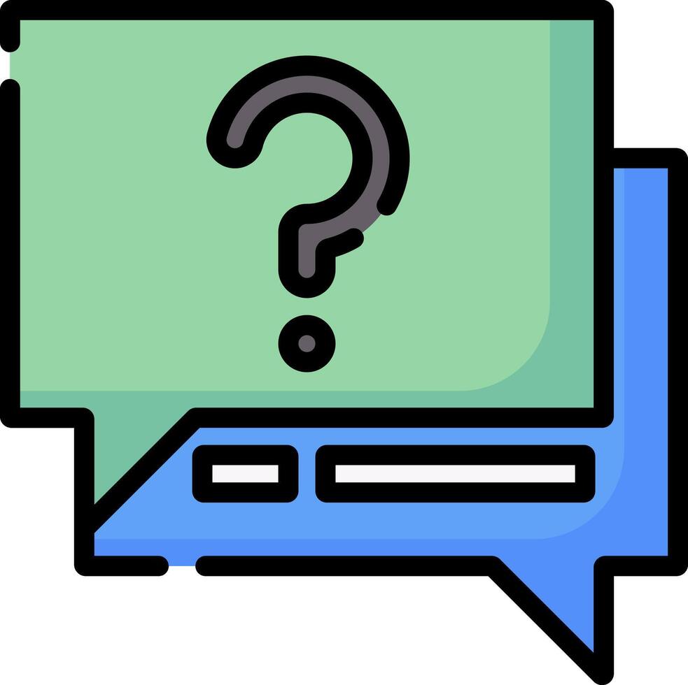 Question mark icon vector