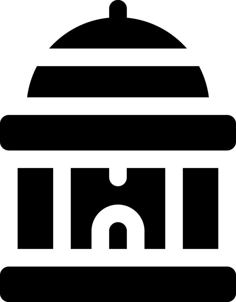 The building icon is black and white vector