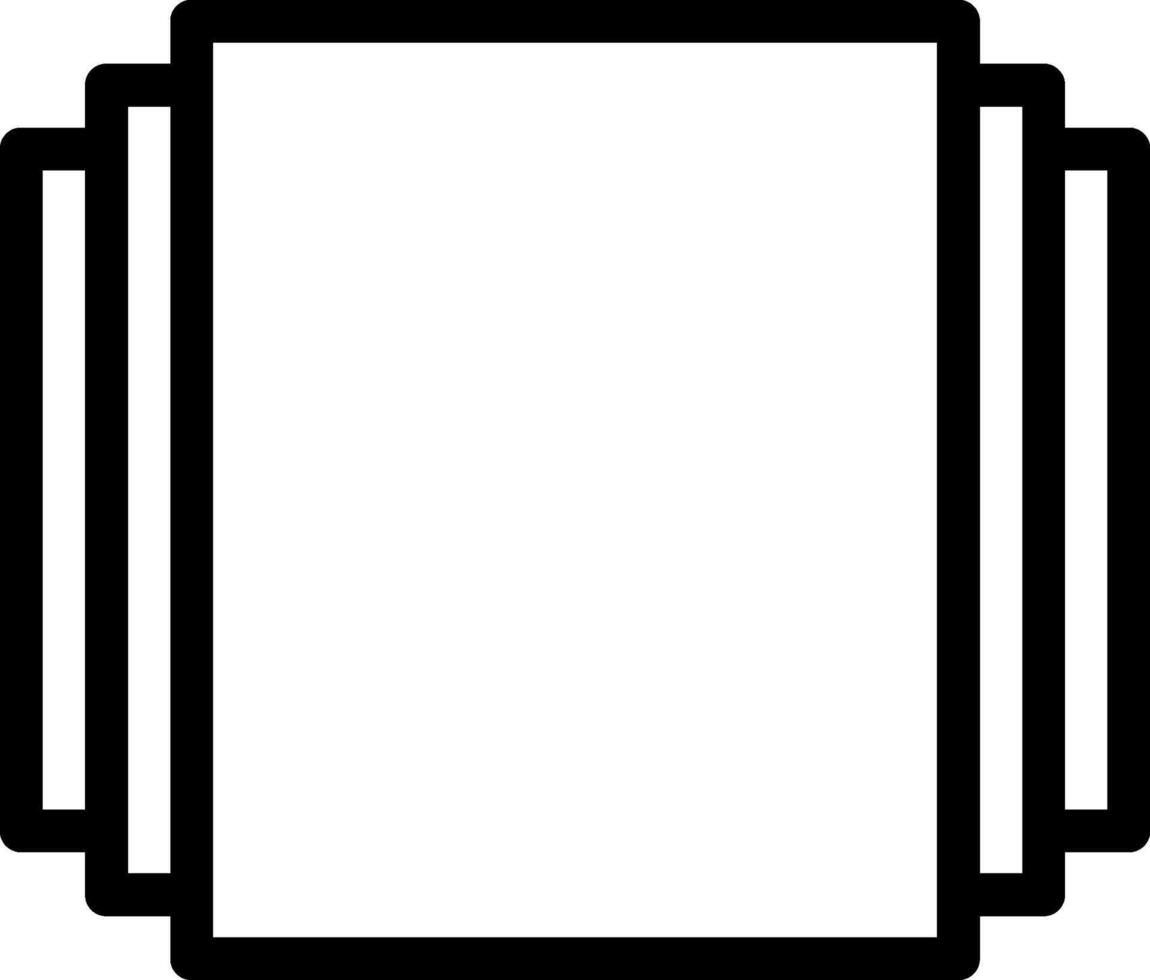 A black and white image of a book vector