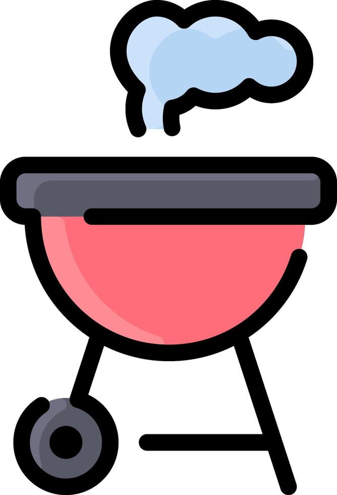 Bbq grill icon vector