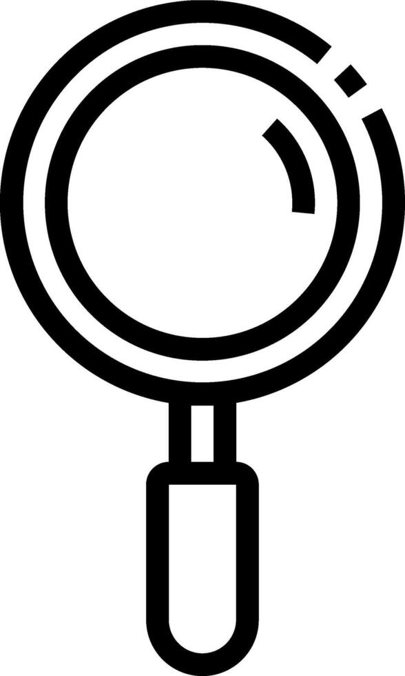 Magnifying glass icon illustration vector
