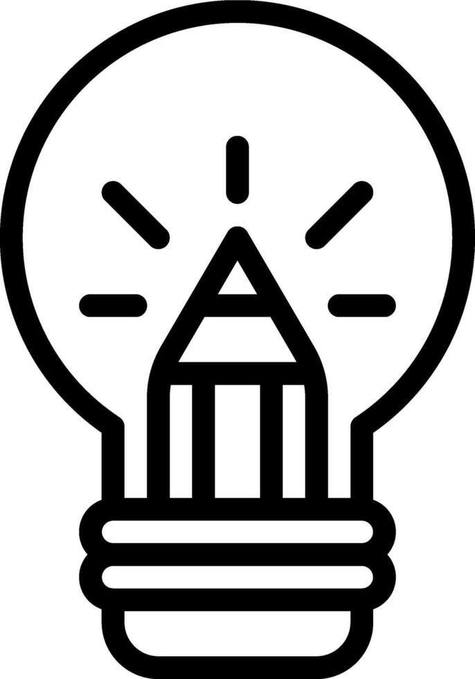 Light bulb icon vector