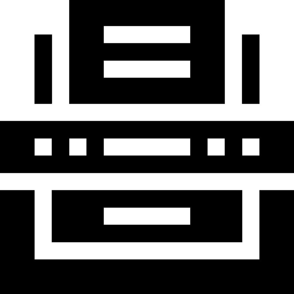 A printer icon on a white background vector