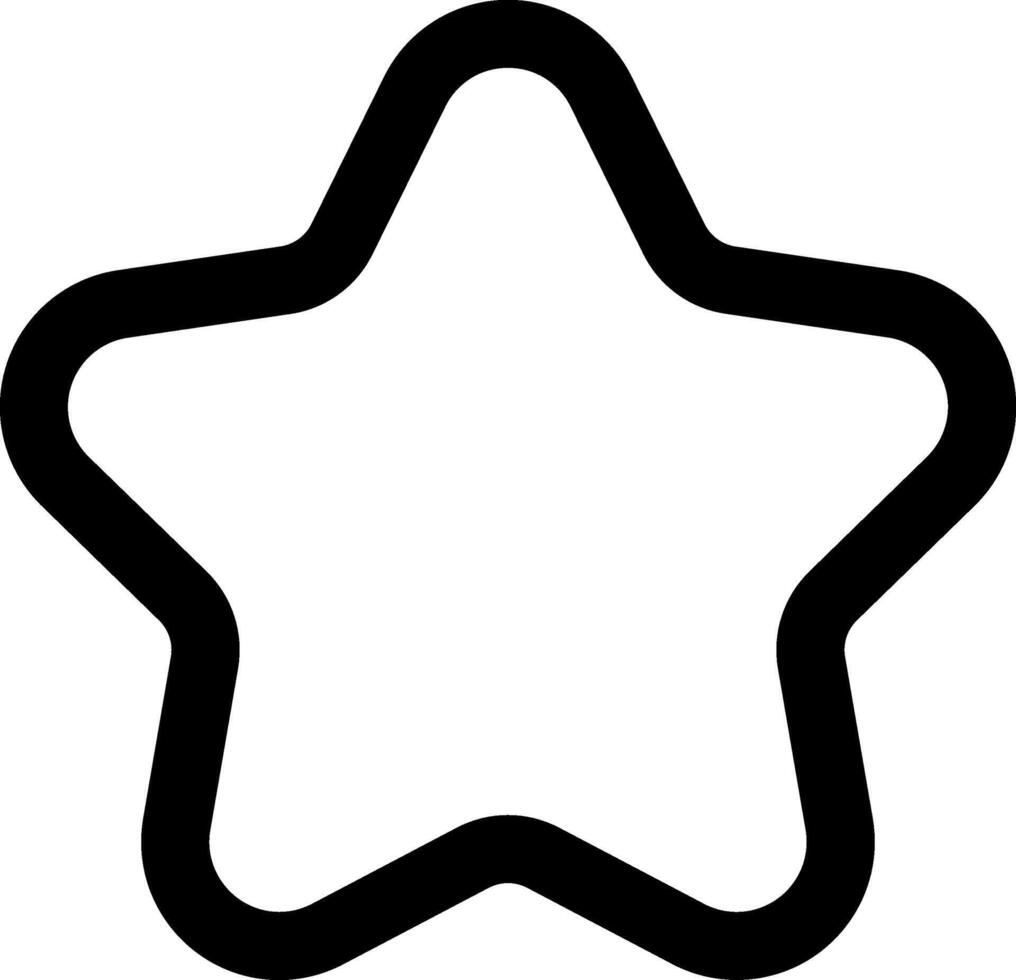 Star shape clip art vector