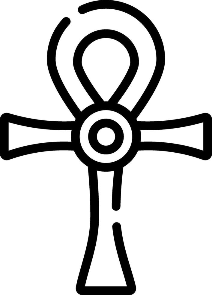 Ankh symbol egyptian ankh symbol vector