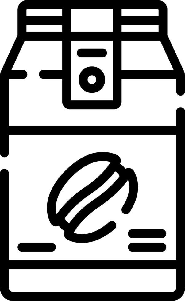 Coffee beans icon vector