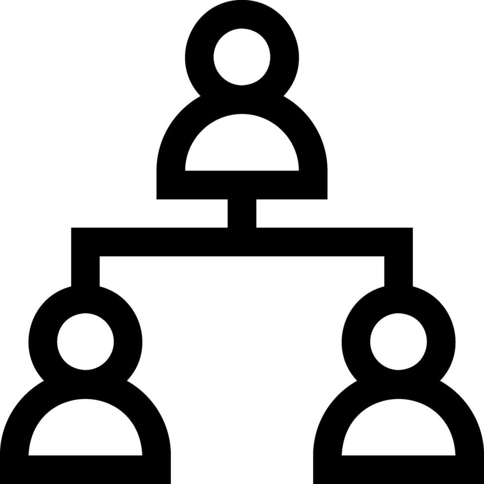 A group of people are connected to each other vector
