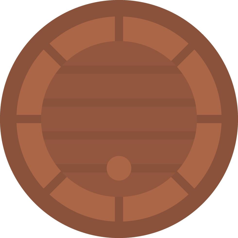A round barrel icon on a white background vector