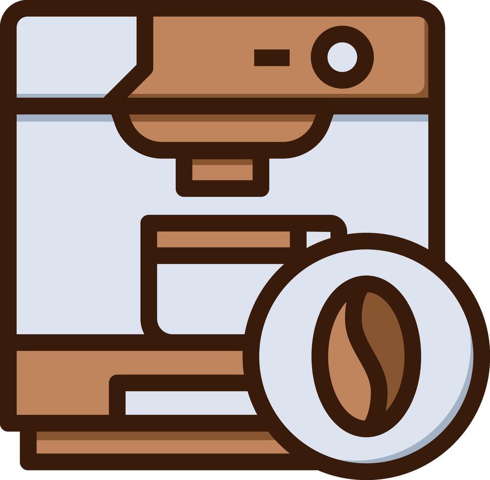 Coffee machine icon illustration vector