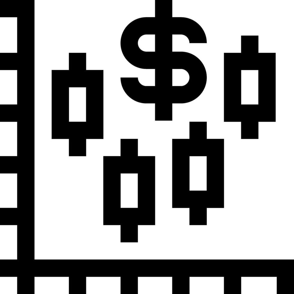 A black and white image of dollar signs vector