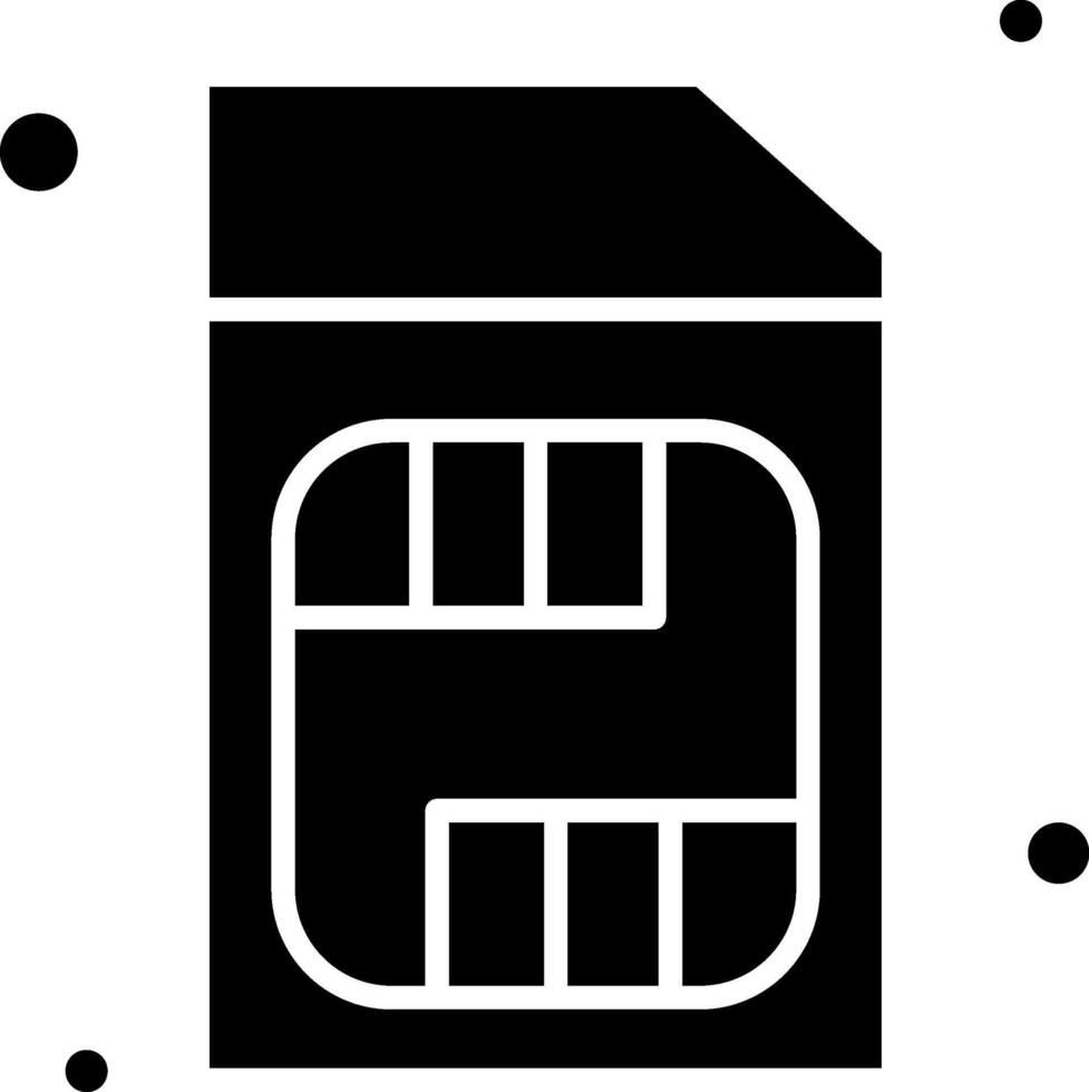 Sim card icon vector