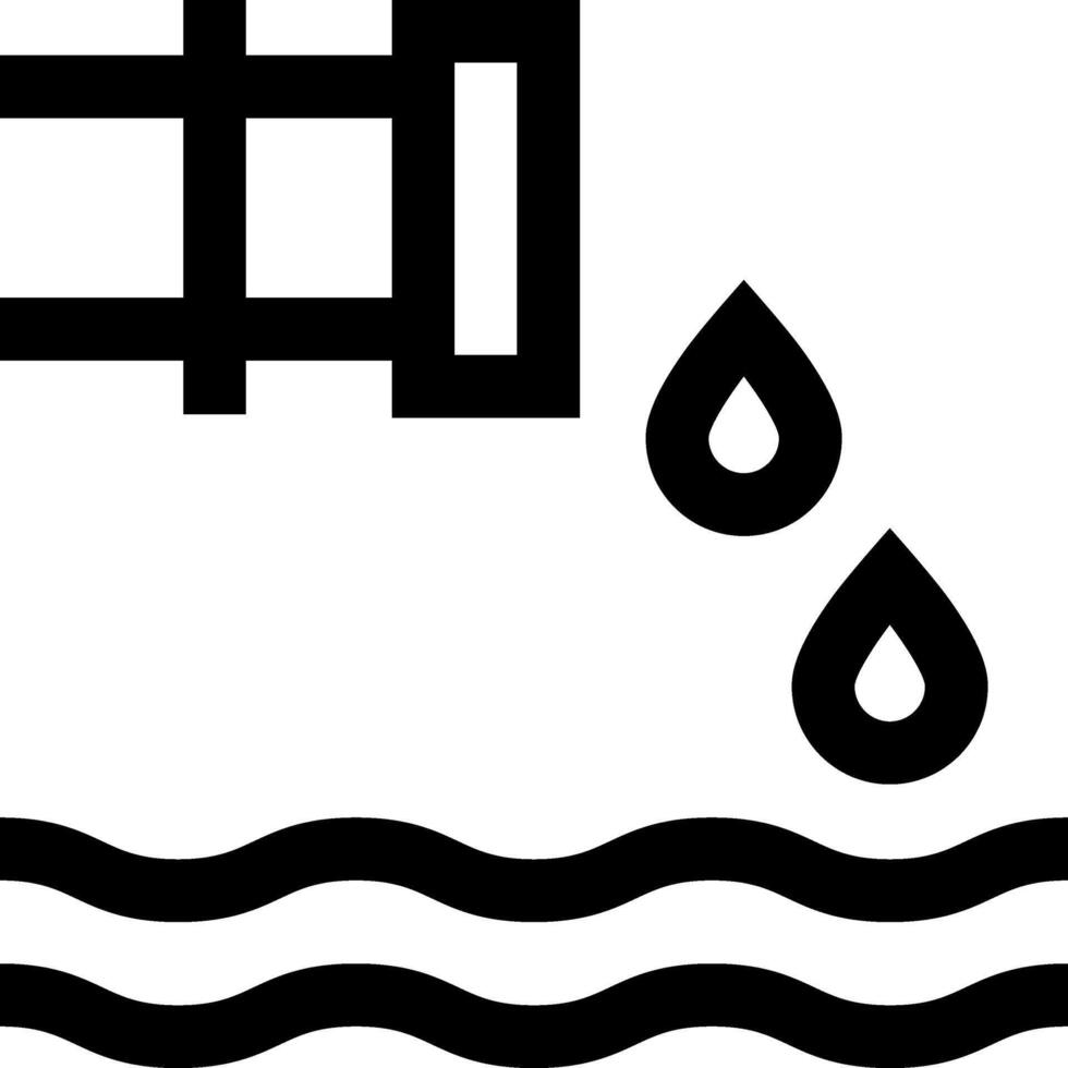 Water pipe icon vector