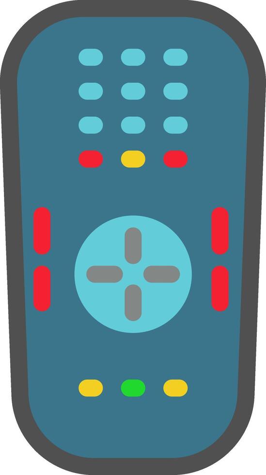 A remote control with buttons and buttons vector