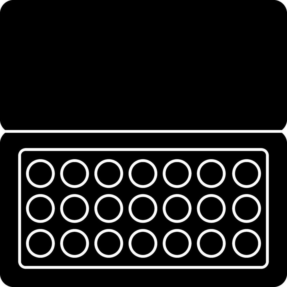 A black and white image of a keyboard vector