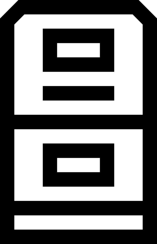 File cabinet icon vector