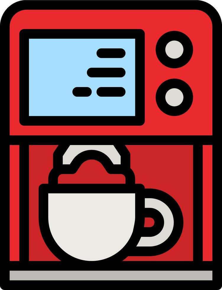 Coffee maker icon vector