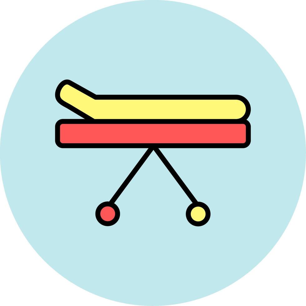 Medical Stretcher Icon Design vector