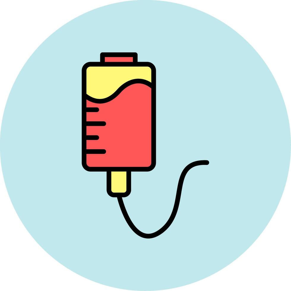 Blood Transfusion Icon Design vector