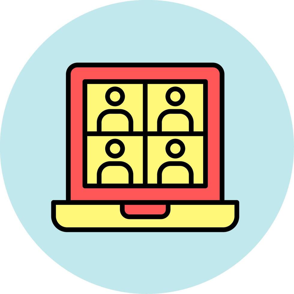 Meeting Icon Design vector