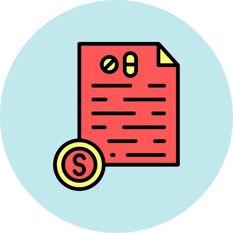 Bill Icon Design vector
