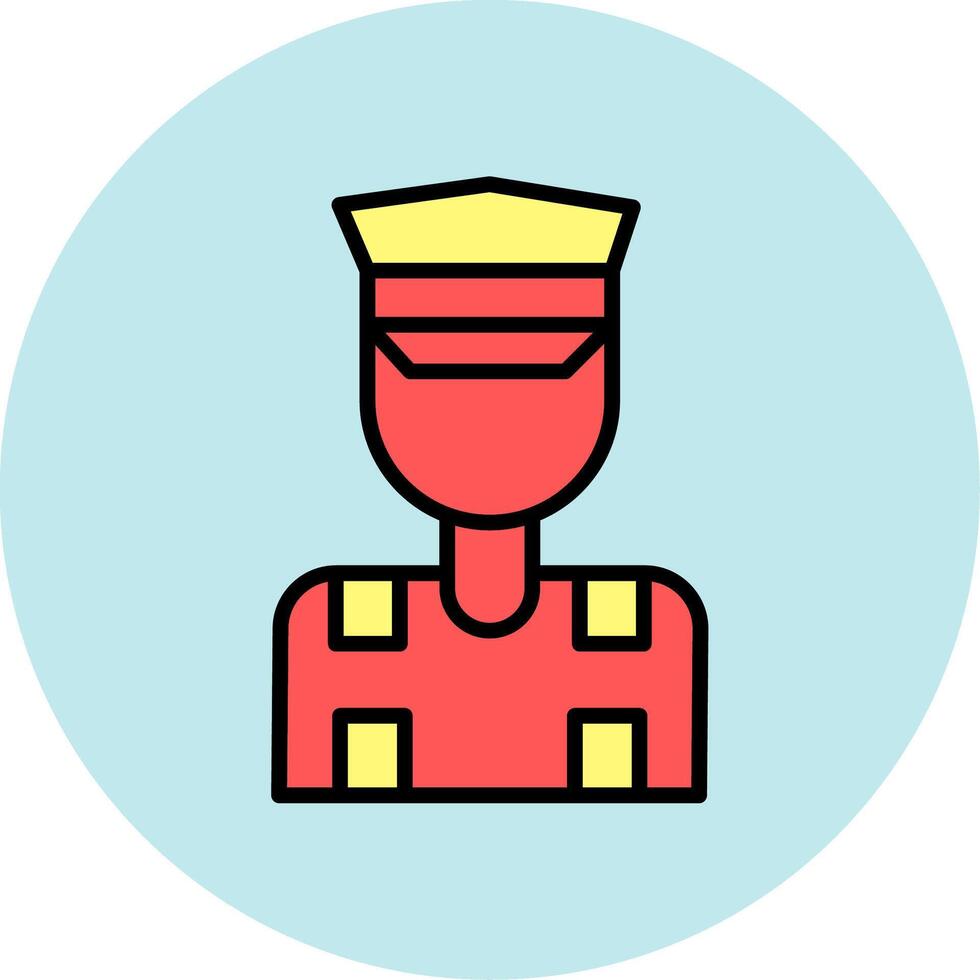 Pilot Icon Design vector