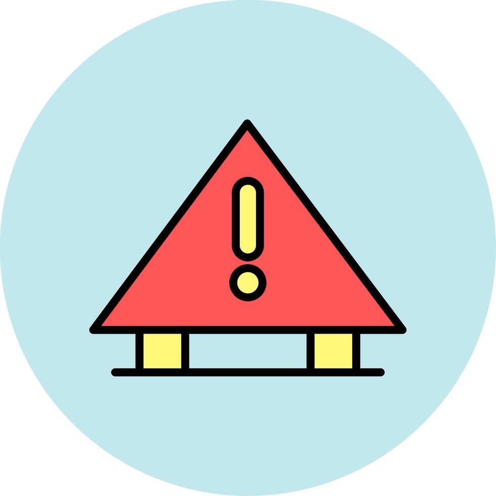 Caution Sign Icon Design vector
