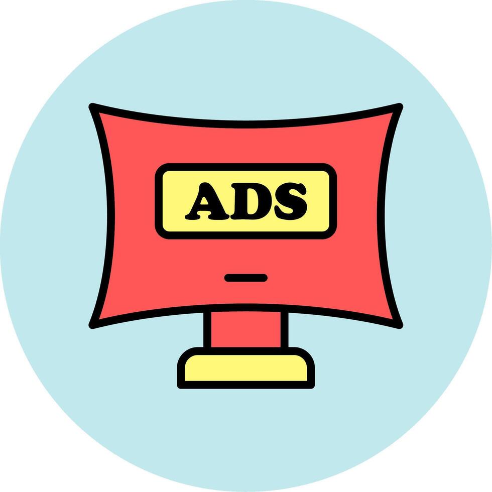 Advertising Icon Design vector