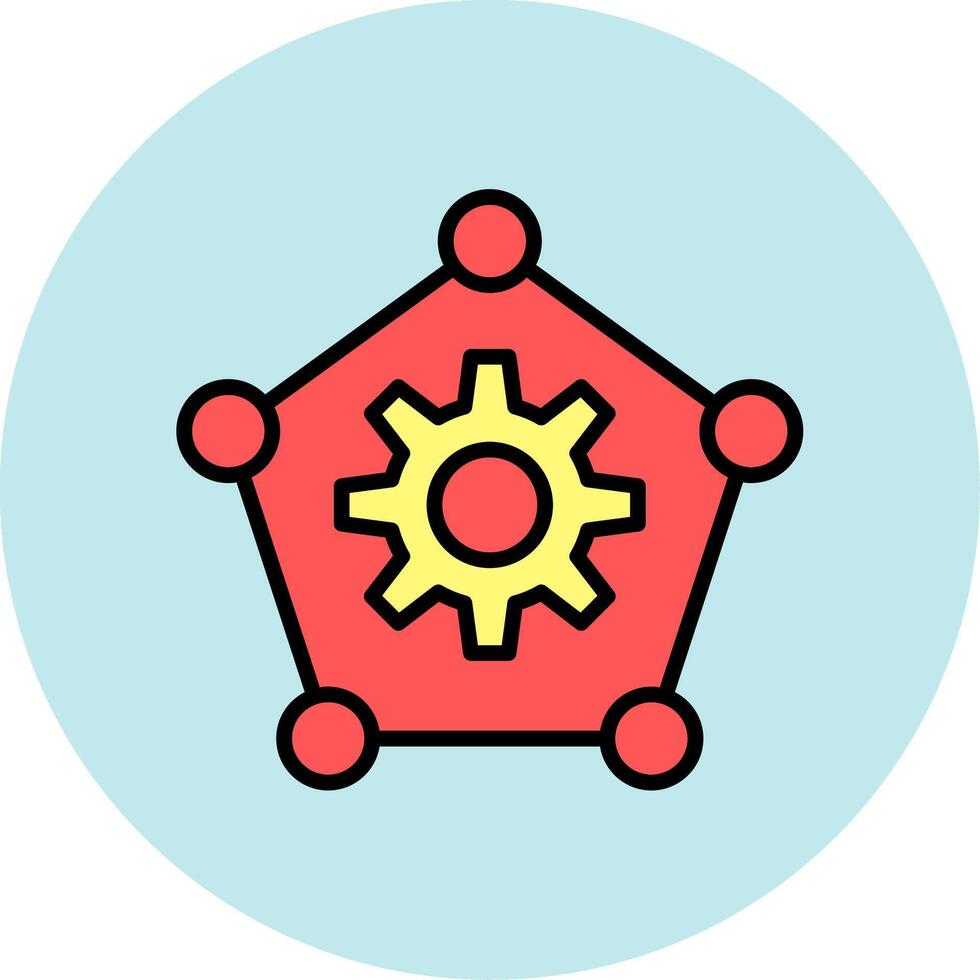Network Icon Design vector