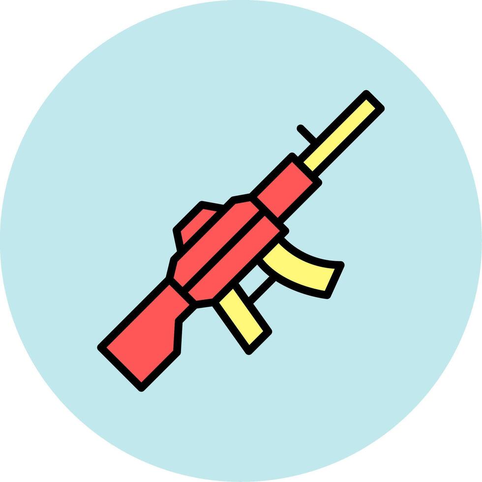 Machine Gun Icon Design vector