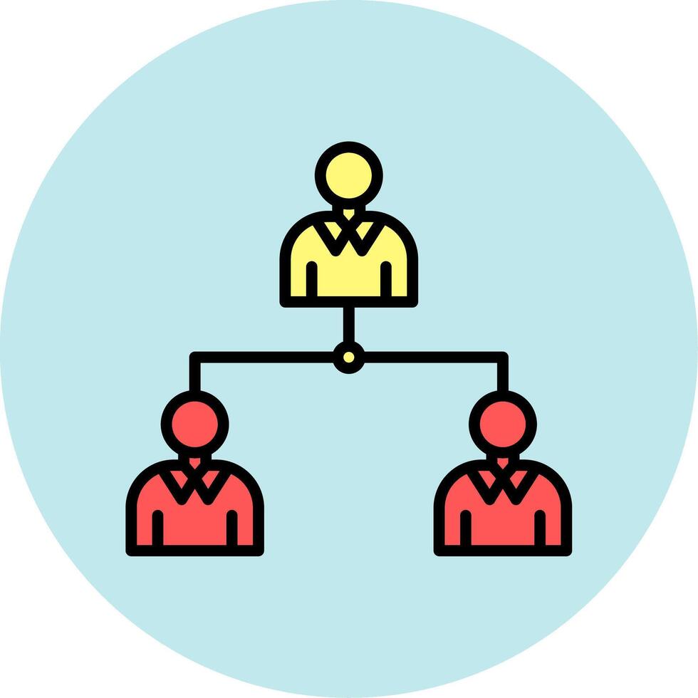 Hierarchy Icon Design vector