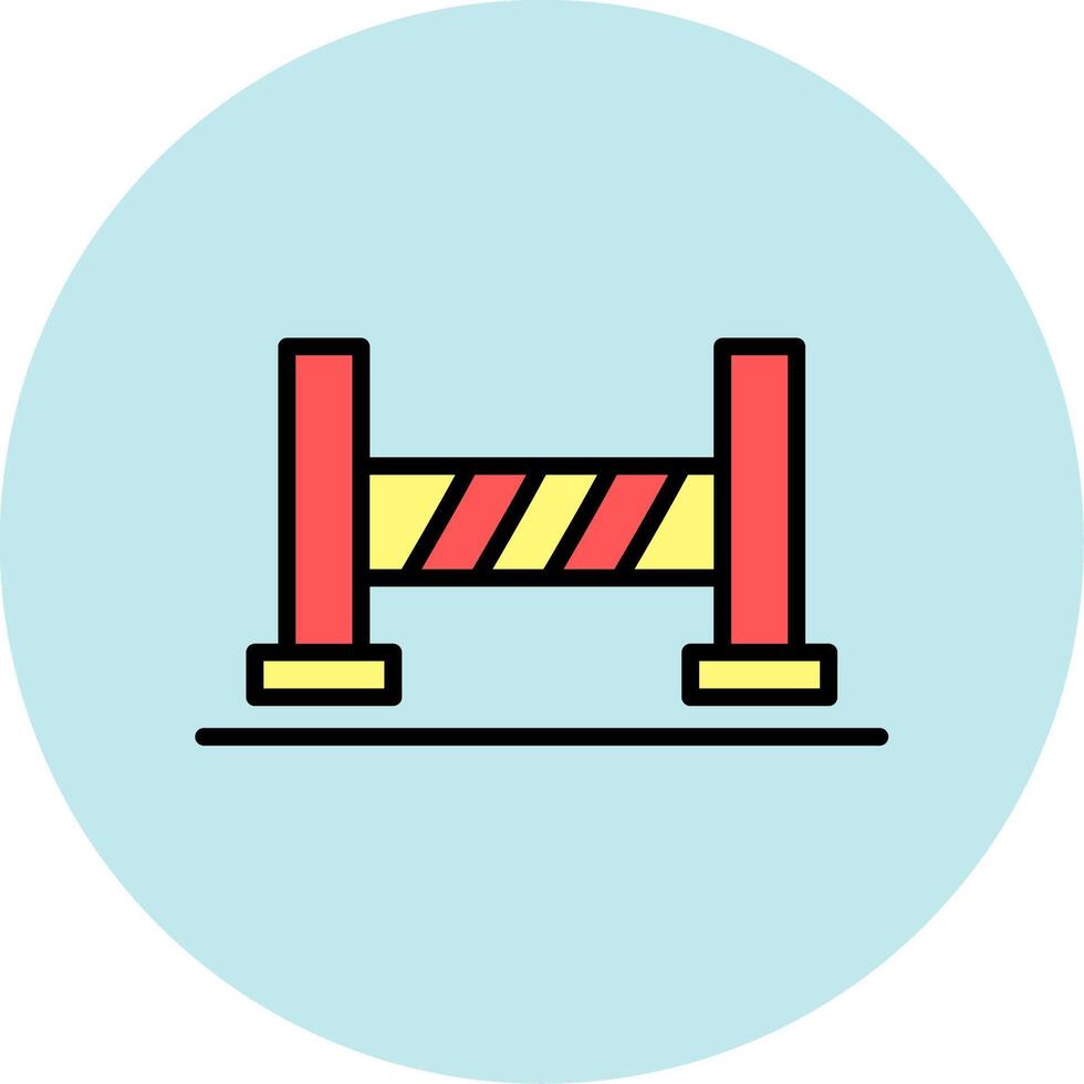 Barrier Icon Design vector