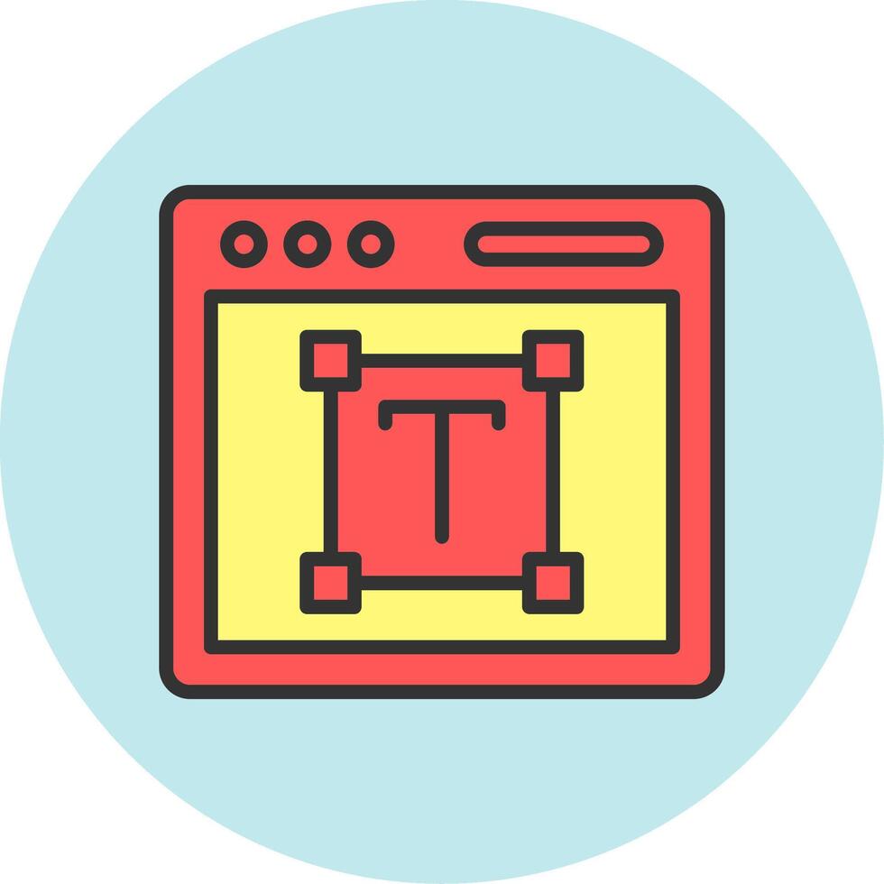 Font Design Icon Design vector