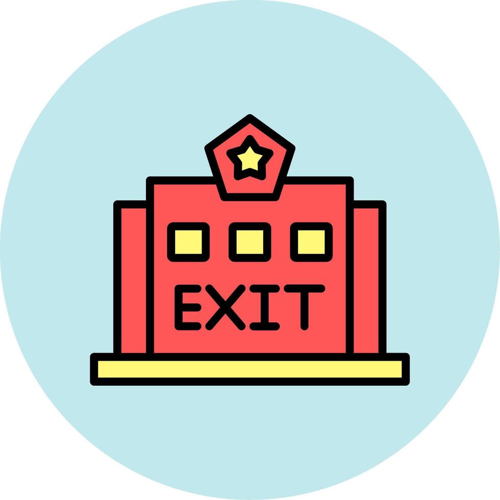 Exit Icon Design vector