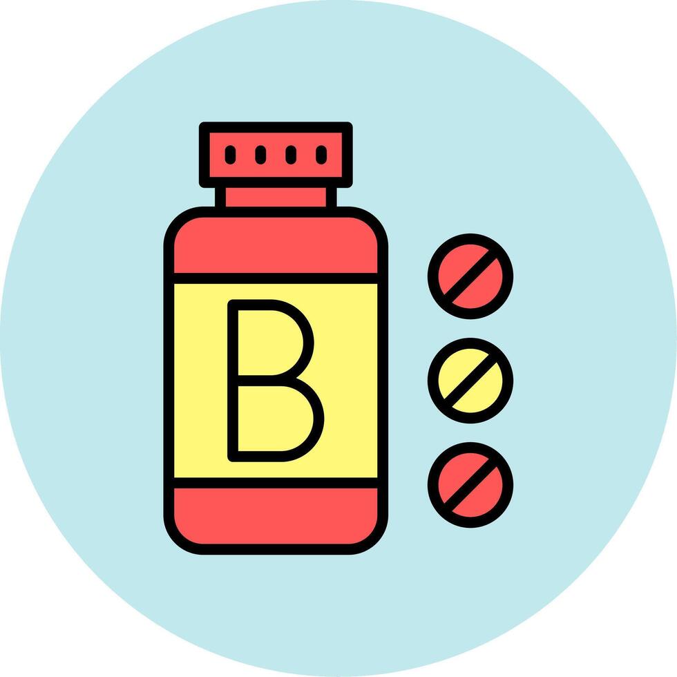 Vitamin Icon Design vector