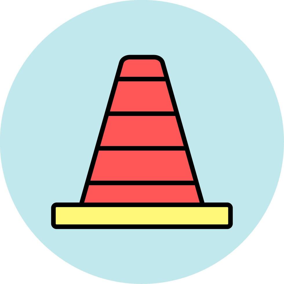 Traffic Cone Icon Design vector