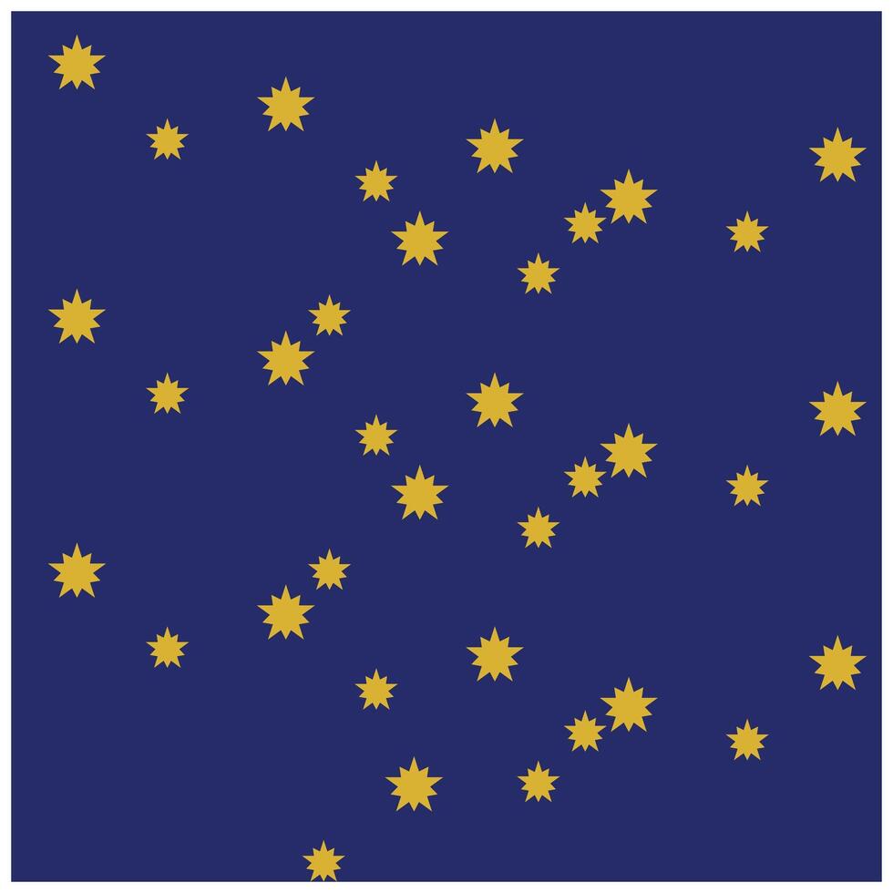 seamless pattern with the image of the flag of the European Union. Bright starry night sky illustration element design. Quiet and comfortable night sky background. vector