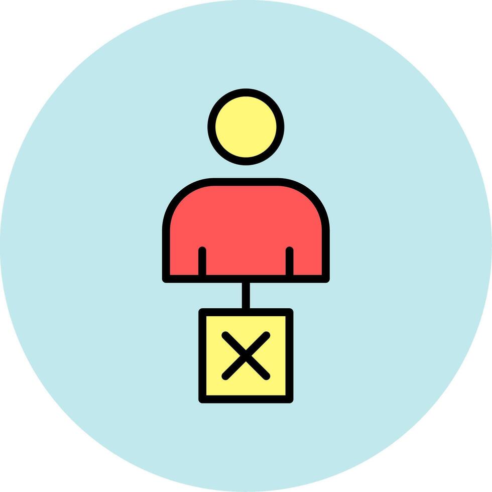 Unemployed Icon Design vector