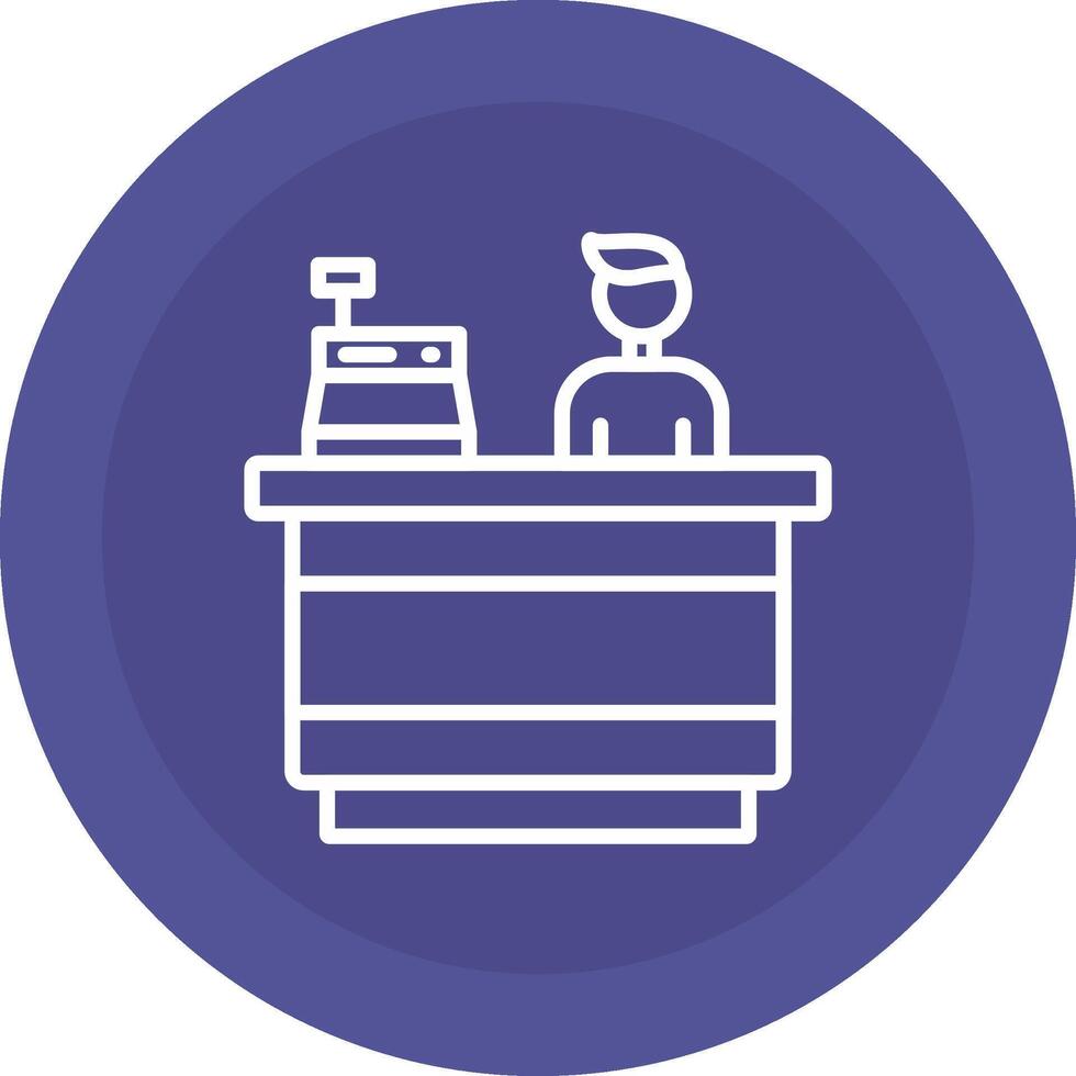 Cashier Icon Design vector