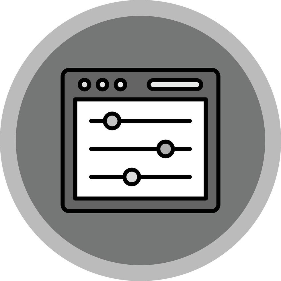 Adjust Icon Design vector