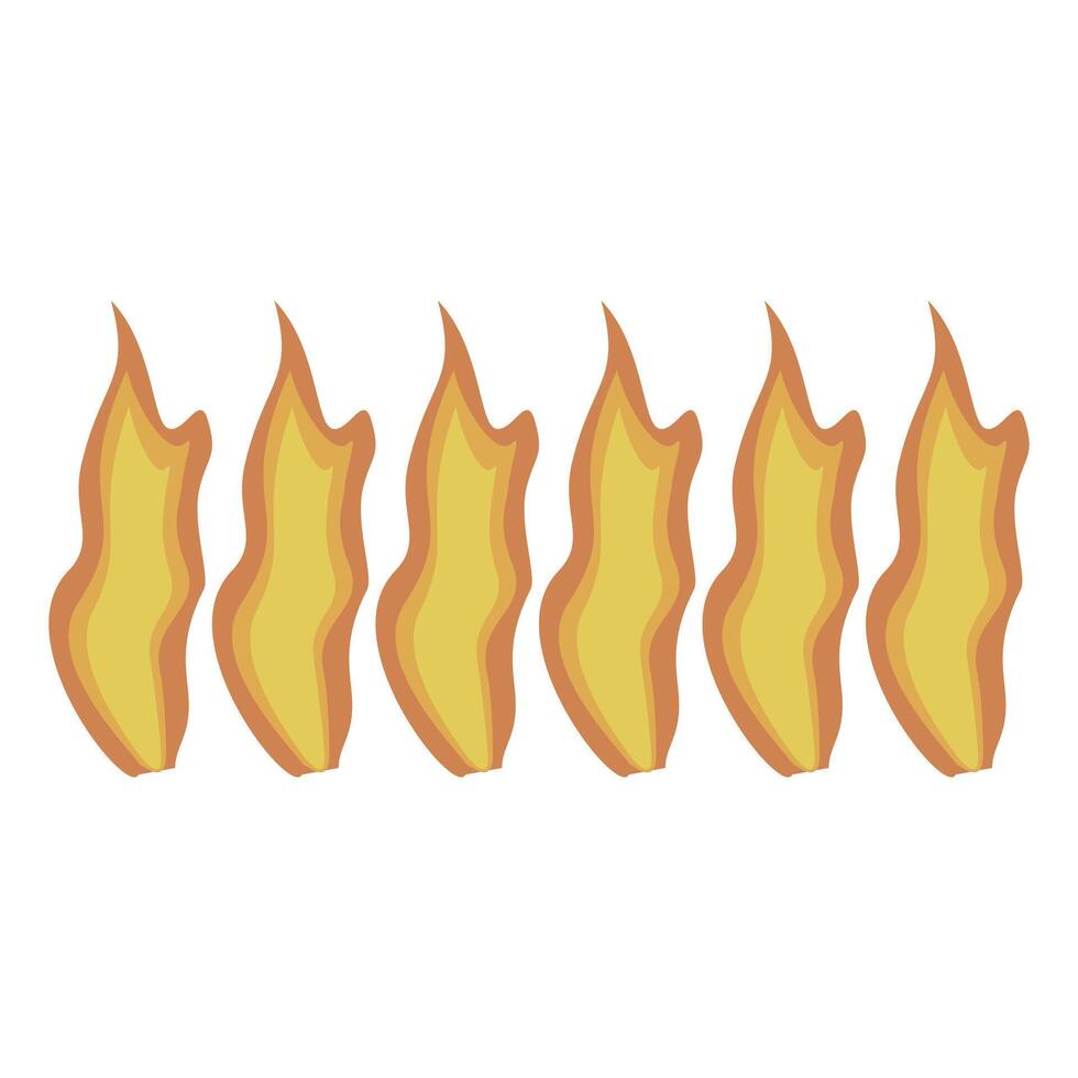 Fire flame icon. Flat illustration of fire flame icon for web. Fire icon isolated on white background for your web and mobile app design, Fire logo concept vector
