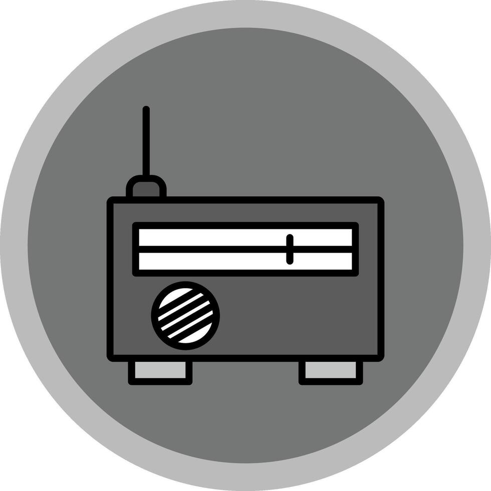 Radio Icon Design vector