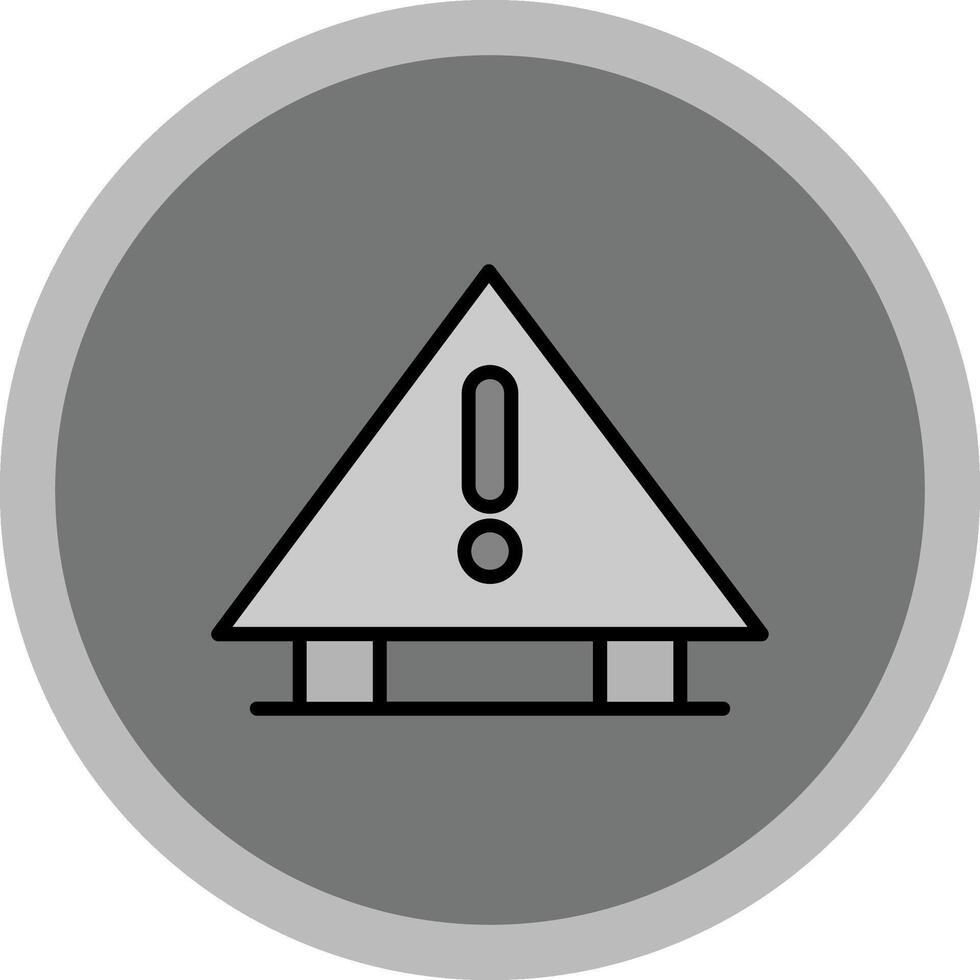 Caution Sign Icon Design vector