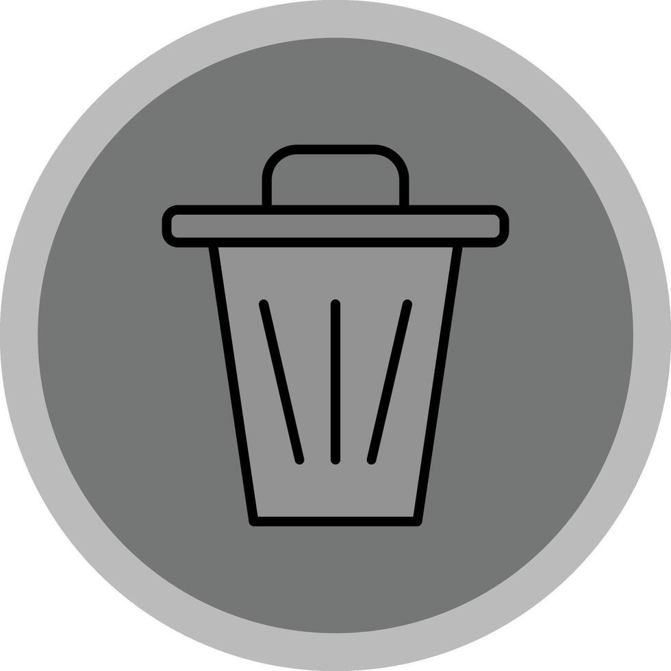 Dustbin Icon Design vector